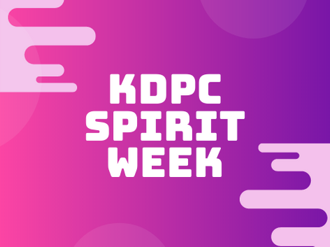 Ready for KDPCs spirit week?