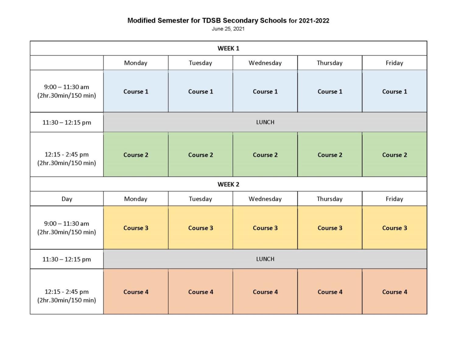 Kingsley Voice Next semester’s schedule switch How might this impact