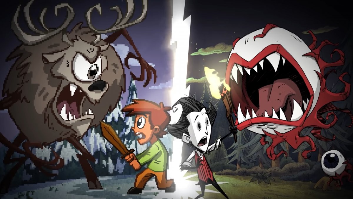 Terraria - The Terraria X Don't Starve Together update is live
