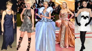 Famous names from all over the globe show up to the Met Gala in extravagant, over the top outfits.